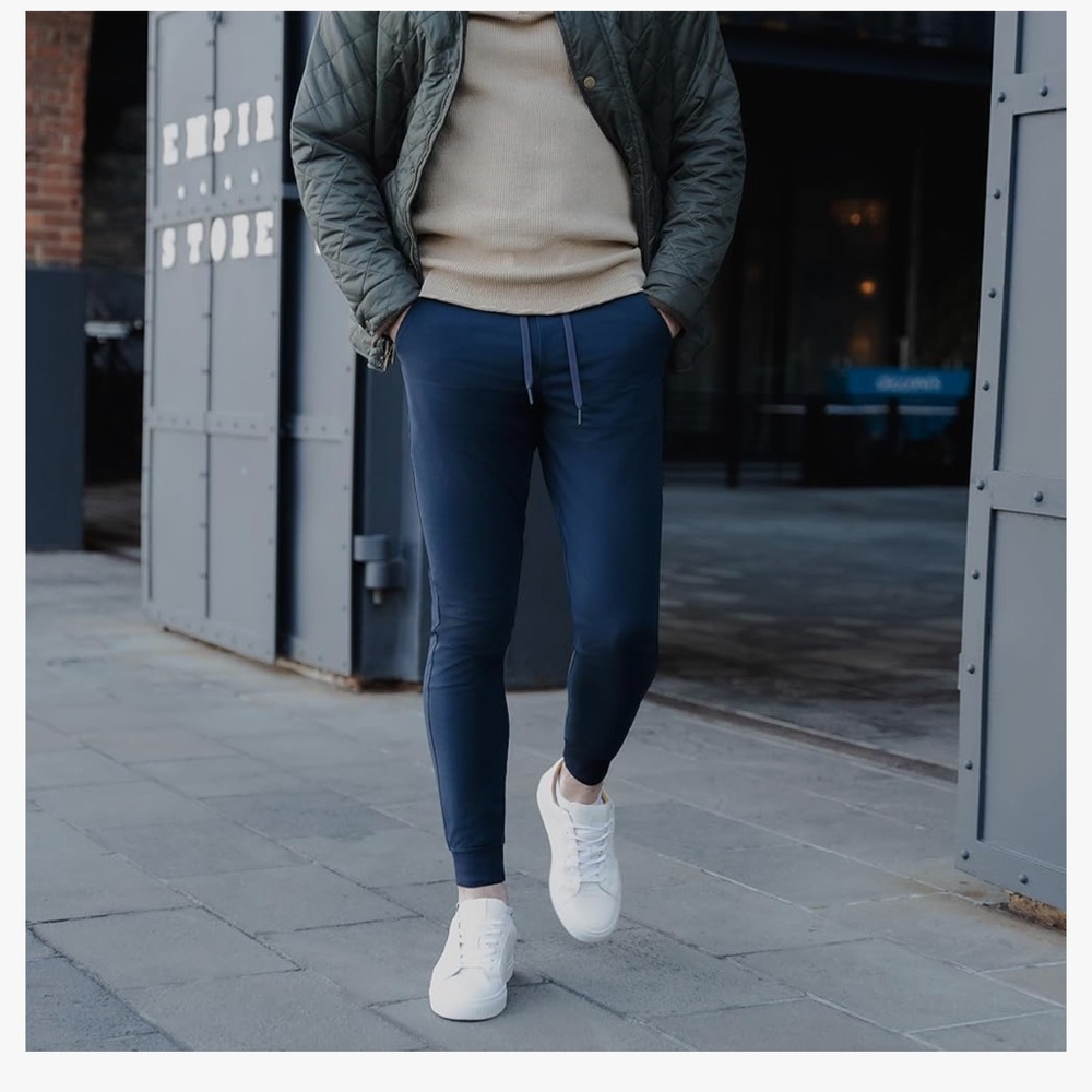 birddogs Mens Joggers – Stretch, Workout Sweatpants with Secure Zipper Pockets.